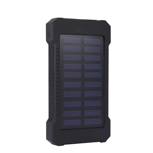 Solar Power Bank 200000Mah Waterproof Portable Solar Panel Charger Powerbank for Iphone17 Samsung Huawei Xiaomi External Battery