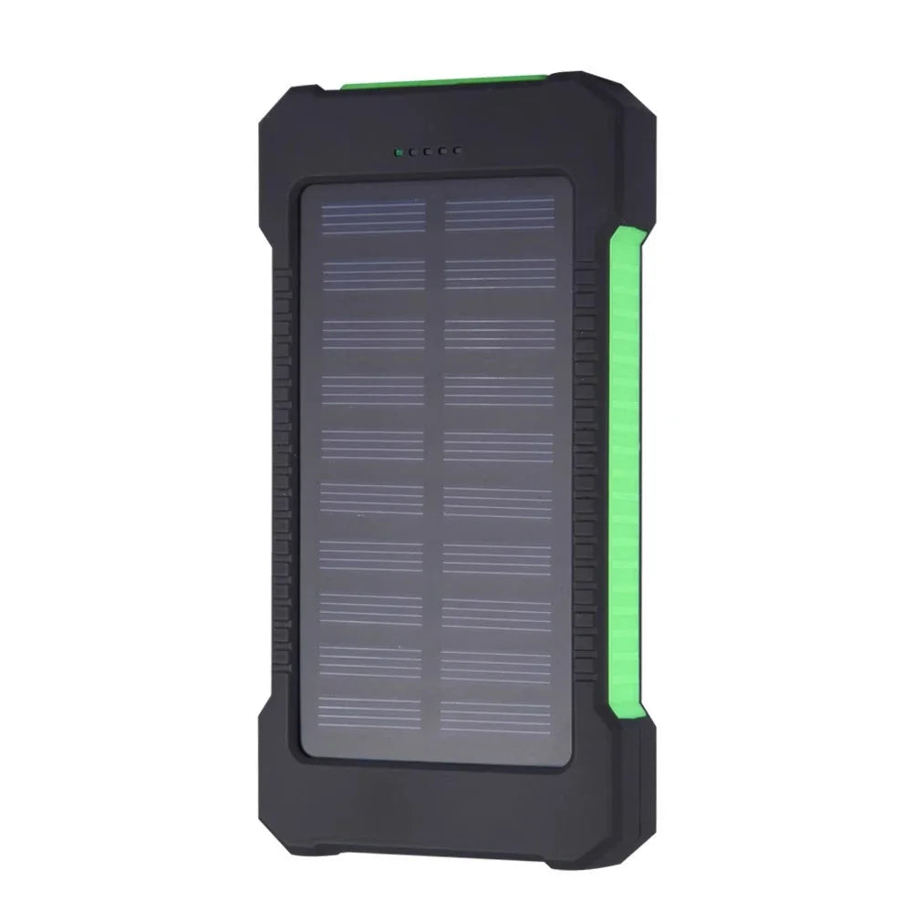 Solar Power Bank 200000Mah Waterproof Portable Solar Panel Charger Powerbank for Iphone17 Samsung Huawei Xiaomi External Battery