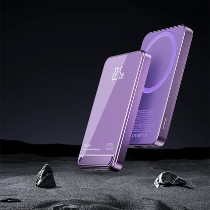 New High Quality Alloy Powerbank Backup Battery for Magsafe with Gift Powerbank Magnetic Wireless Phone Charger with Phone Hold