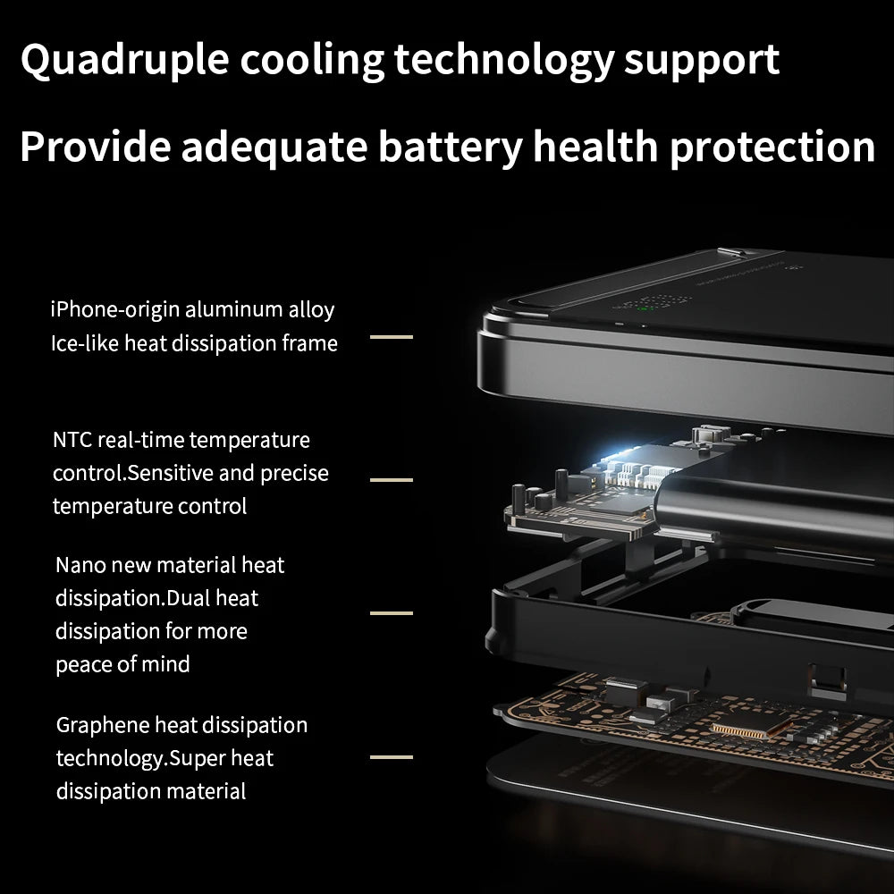 New High Quality Alloy Powerbank Backup Battery for Magsafe with Gift Powerbank Magnetic Wireless Phone Charger with Phone Hold